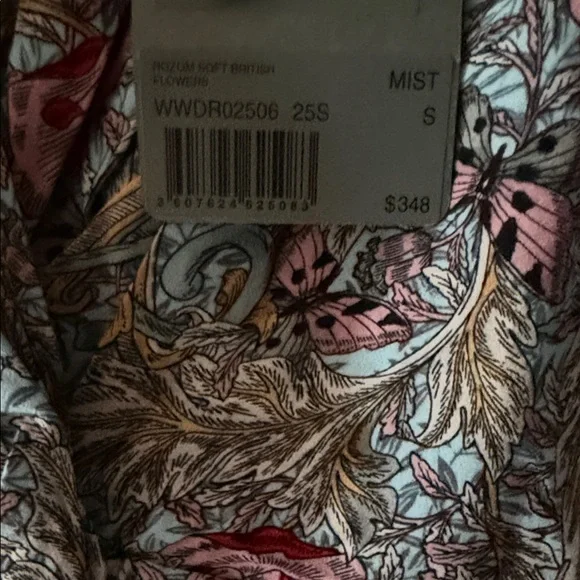 Zadig & Voltaire Floral Midi Dress - Blue and Pink - Picture 6 of 6